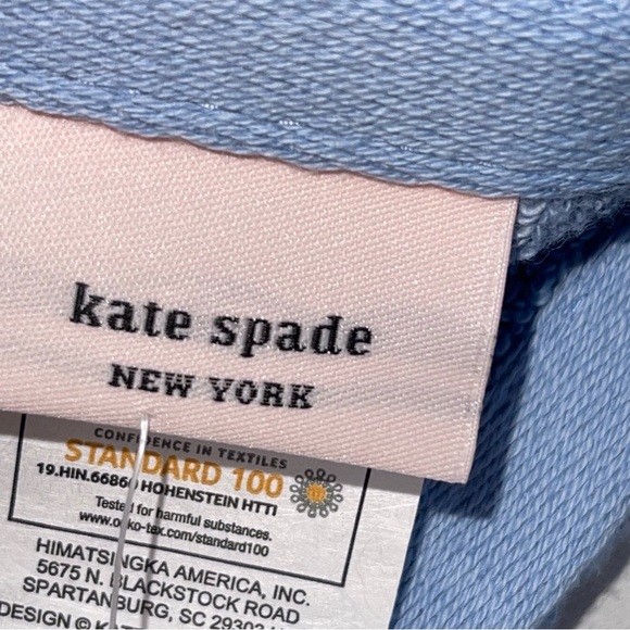 Kate Spade Washcloths Dusty Blue Set of 4 NWT - Picture 5 of 8